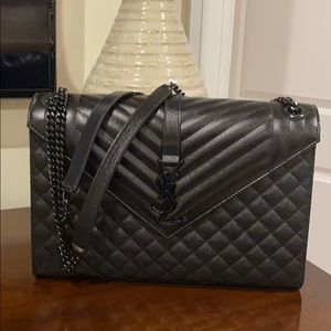 Saint Laurent calfskin shoulder bag